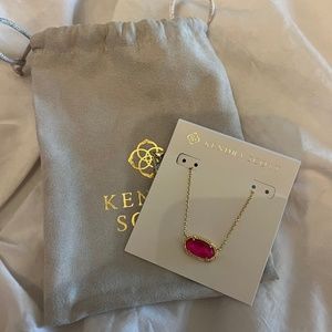 new pink kendra scott necklace